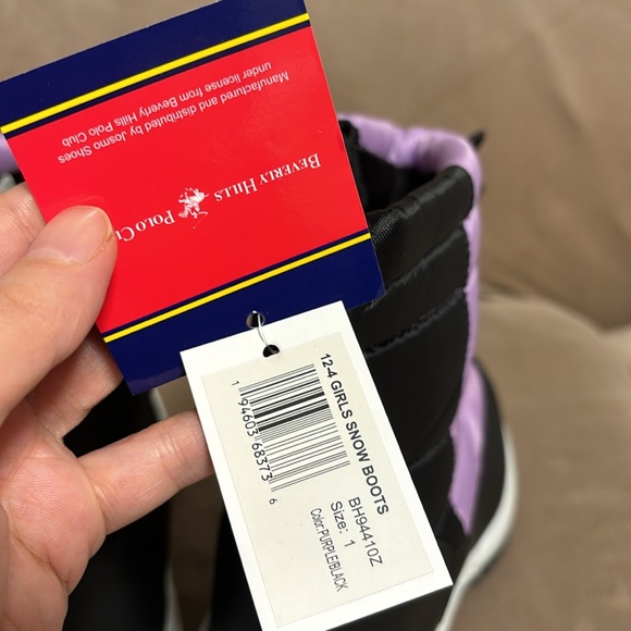 Girls Slip-Resistant & Insulated Snow boot-Size one - Picture 7 of 13